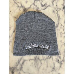 Cullather Center Cap America Heather Grey Knit with Cuff Beanie Winter Hat